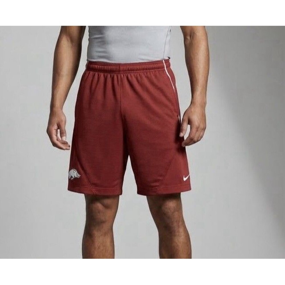 Nike Dri-FIT Shorts Mens 3XL Arkansas Razorbacks Cardinal Red Athletic Gym